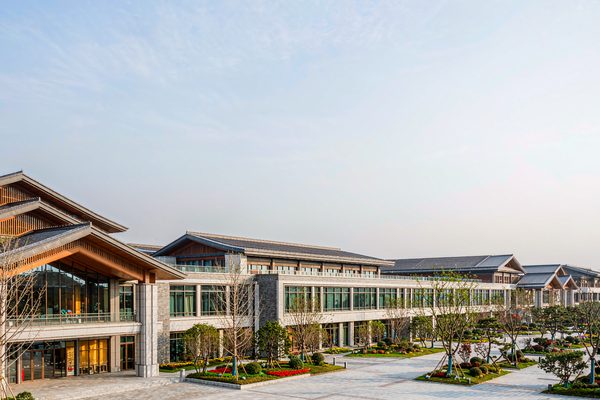 Illustrative image of a modern hospital building in Beijing, China