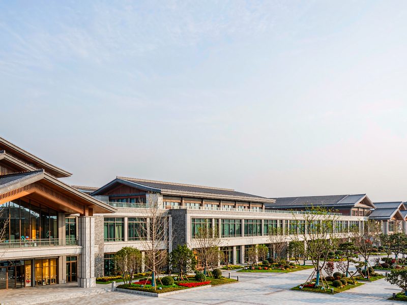 Illustrative image of a modern hospital building in Beijing, China