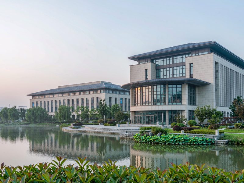 Illustrative image of a modern hospital building in Chengdu, China